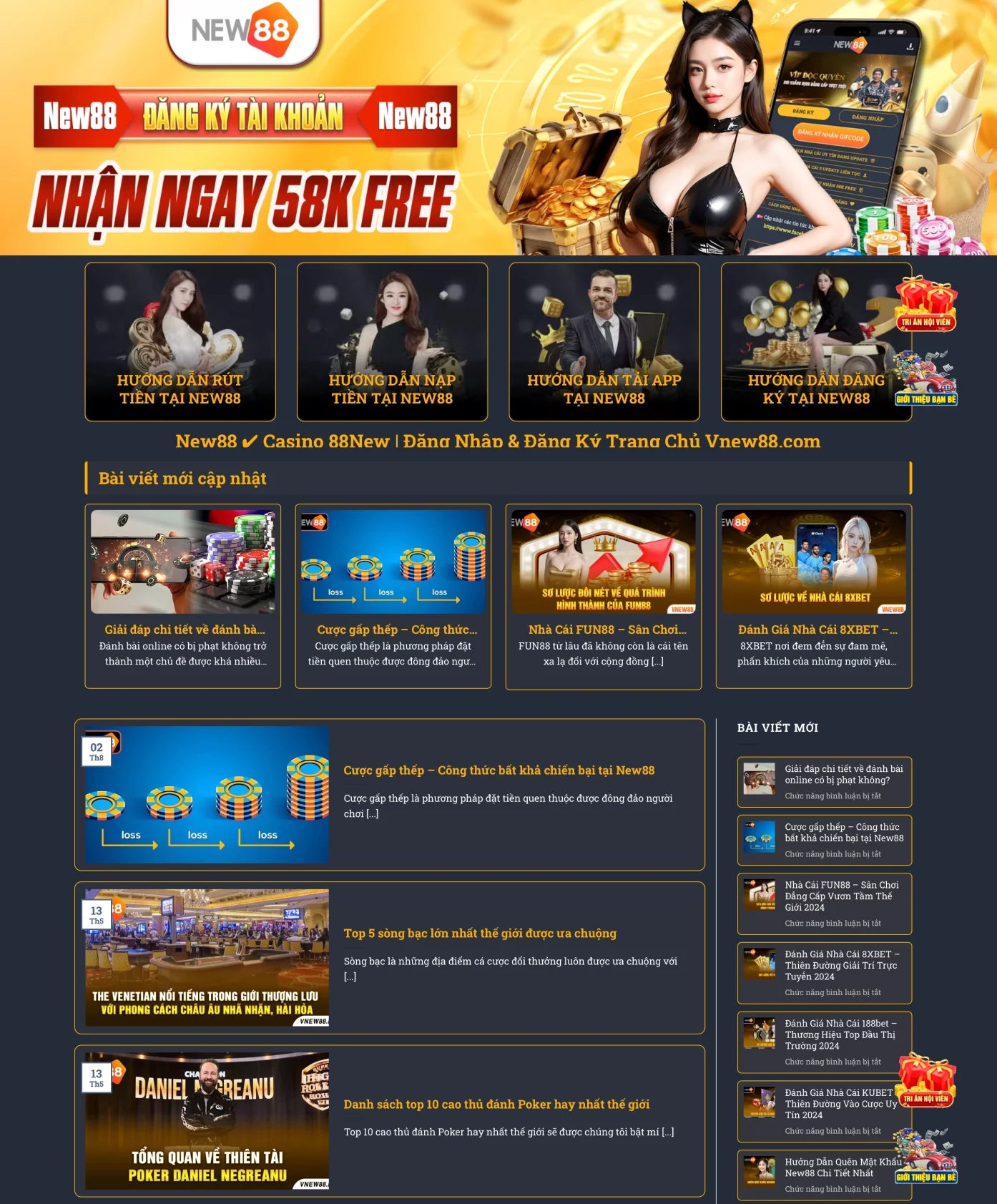 Casino New88_Biểu ngữ cho máy tính để bàn