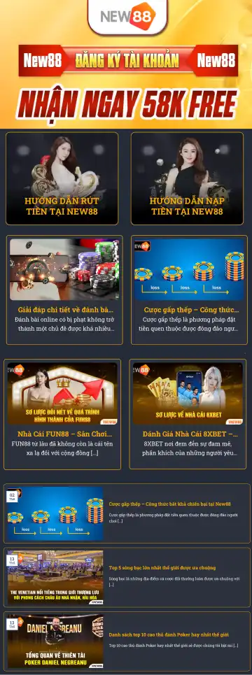 Casino New88 Biểu ngữ cho thiết bị di động